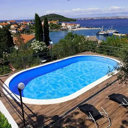 Zadar Franov On Island Ugljan With The Pool, Bbq And Beautiful Sea-view! *
