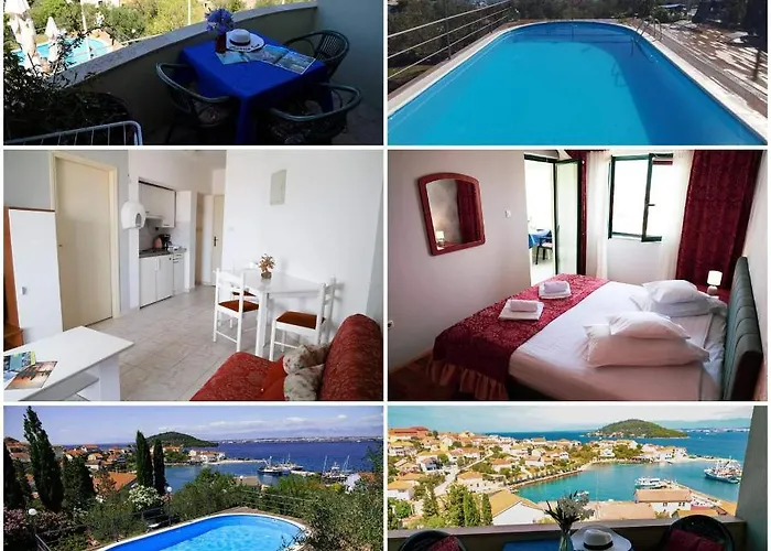 Zadar Franov On Island Ugljan With The Pool, Bbq And Beautiful Sea-view! * 칼리