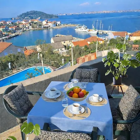 Zadar Franov On Island Ugljan With The Pool, Bbq And Beautiful Sea-view! Appartamento